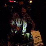 The Mai-Kai's lighting, or lack thereof, makes precise mixing a challenge.