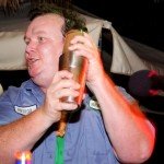 Pablus finishes up Sparrow’s Rum Barrel. (Photo by Go11Media.com)