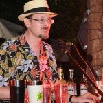Contestant No. 4, Blair Frodelius, makes his drink, The Powderkeg. (Photo by Go11Media.com)
