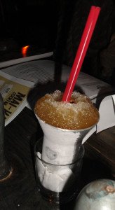 By October 2014, the 151 Swizzle featured a much more robust ice feature, but it had lost its cinnamon stick
