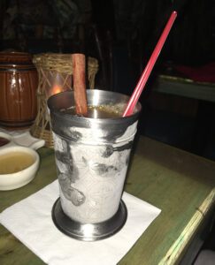 The Mai-Kai recently switched to a julep cup for the 151 Swizzle, seen here in October 2018. (Photo by Hurricane Hayward)