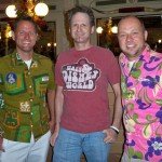 Hurricane Hayward meets up with acclaimed artists Kevin Kidney (left) and Jody Daily (right) at a signing event during Walt Disney World's 40th birthday festitivies. (Photo by Susan Hayward - Oct. 1, 2011)