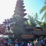 Walt Disney's Enchanted Tiki Room offers a respite from the blazing mid-day sun. (Photo by Hurricane Hayward - Oct. 1, 2011)