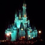 Massive crowds descend upon Cinderella Castle for the evening's special light and fireworks shows. (Photo by Hurricane Hayward - Oct. 1, 2011)