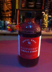 Royal Rose raspberry simple syrup has the flavor and consisistency needed to make fassionola