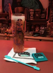 Tribute to The Mai-Kai Zombie by The Atomic Grog, December 2016. Served in The Hukilau 2016 Zombie Glass designed by Shag. (Photo by Hurricane Hayward)