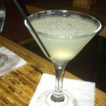 The Kapow Lychee Martini.
