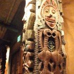 Some of the talking Tikis in Walt Disney World's Enchanted Tiki Room (November 2011).