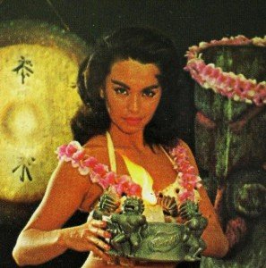 A vintage Mystery Girl and Mystery Drink photo A vintage Mystery Girl and Mystery Drink photo