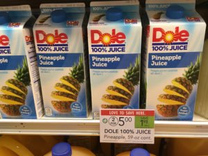 Dole's refrigerated cartons are your best bet when making tropical drinks that call for fresh pineapple juice. (Photo by Hurricane Hayward)