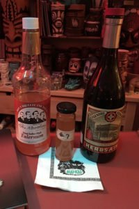 The Atomic Grog's version of the mysterious mix #7, which was mentioned in Tim "Swanky" Glazner's book on the history of The Mai-Kai, is a blend of falernum and Herbsaint. (Photo by Hurricane Hayward)