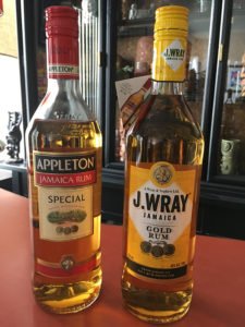 Appleton Special gold Jamaican rum hasn't changed, but it's been rebranded as J.Wray gold. (Photo by Hurricane Hayward, June 2017)