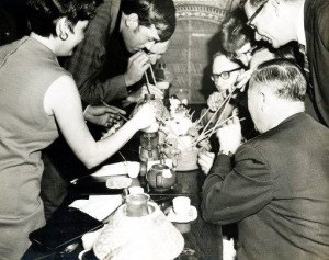 Patrons enjoy a Mystery Drink in the 1960s