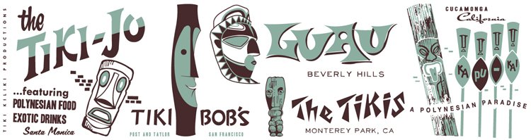 California Tiki History Glass artwork
