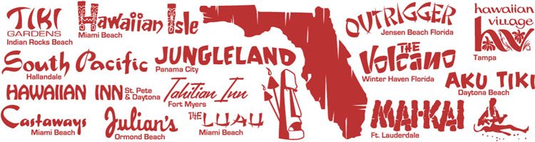 Florida Tiki History Glass artwork