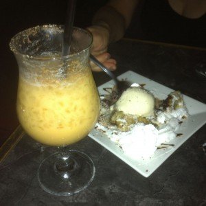 If you're going to drink a Morphine Drip with a Tempura Brownie Ala Mode, be sure to bring your insulin!