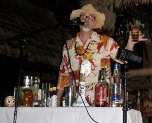Beachbum Berry demonstrates how to make a proper Zombie at The Mai-Kai during his symposium at The Hukilau in April 2012