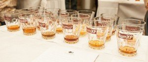 Some of the many product samples awating the expert judges at the Miami Rum Renaissance Festival in April 2013
