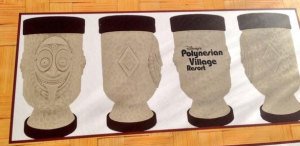 One of the new mug designs for the Polynesian Village Resort, as seen at Mahaloween Luau at Disneyland