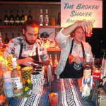 Randy Perez (left) and Gui Jaroschy from The Broken Shaker in Miami took home the People’s Choice award at The Art of Tiki: A Cocktail Showdown in February at the South Beach Wine & Food Festival