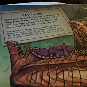A photo circulating on Twitter shows the Nautilus on the Trader Sam's Grog Grotto cocktail menu