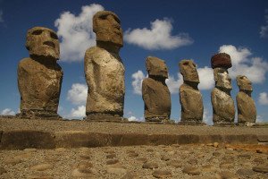 Easter Island moai 