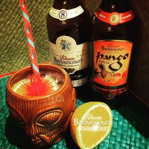 In addition to the 8-year-old (5 Star) and Pango Rhum (pictured), Rhum Barbancourt is offering the 4-year-old (3 Star) and White Rhum to The Art of Tiki competitors.
