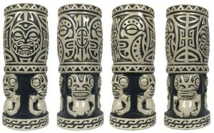 Nari Rani Marquesan mug by Flounder (Scott Scheidly) was featured in the Mondo Tiki art show in November at La Luz de Jesus Gallery in Hollywood. A limited edition of 100 quickly sold out.