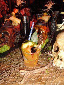The Tsanta from Kreepy Tiki Lounge included pepper-infused Barbancourt 5 Star rhum, apricot liqueur and absinthe.