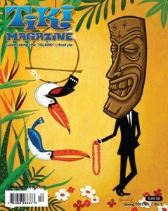 "Offering the Lei," the cover art for the Spring 2011 issue of Tiki Magazine.