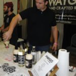 Avi Aisenberg (right) and Joe Durkin make their first appearance at the festival with their new Fwaygo Rum.