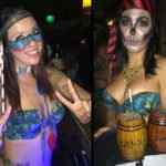 The Molokai girls stayed in character for Hulaween 2016.