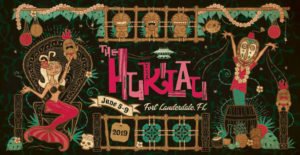 The Hukilau 2019 official artwork by Baï, an artist based in Paris