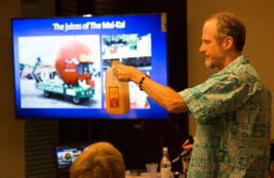 Fresh, non-pasteurized Florida orange juice is one of the many key ingredients in Mai-Kai cocktails.