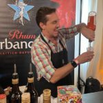 Acclaimed bartender and consultant Tobin Ellis returned to Miami Rum Renaissance Festival to mix up cocktails in the Rhum Barbancourt booth.