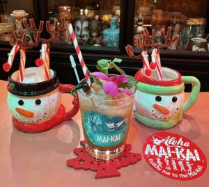 Rudolph's Red Rum Swizzle by The Atomic Grog. (Photo by Hurricane Hayward, December 2021)