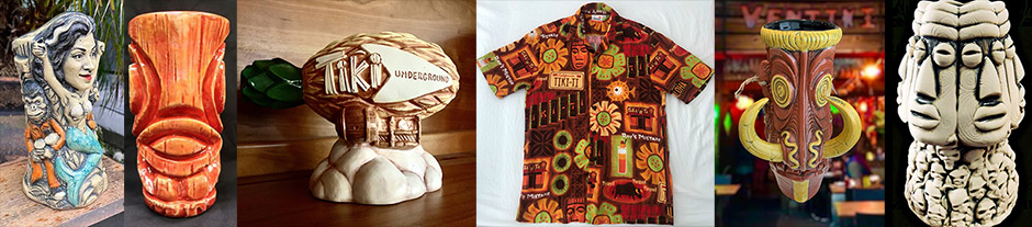 Support Tiki bars: Visit their online stores, buy the latest merchandise