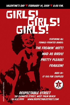 Girls, girls, girls at Respectable Street