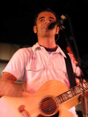 Dashboard Confessional live at Coral Sky Amphitheatre in West Palm Beach on Oct. 1, 2002