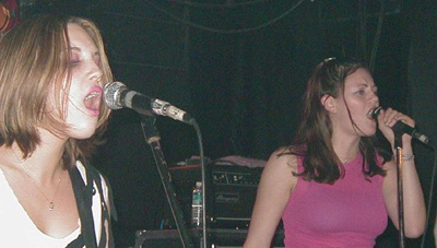 The Donnas at Club Freez in Fort Lauderdale on Sept. 25, 2001