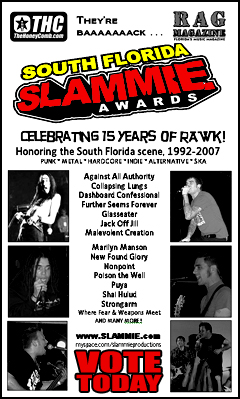 The return of the South Florida Slammie Awards - 15 years of rawk!