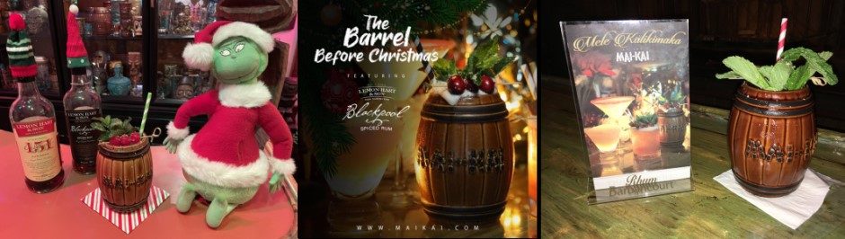 A tribute to The Mai-Kai's Barrel Before Christmas