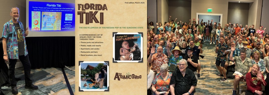 See The Atomic Grog's full Tiki-a-Go-Go 2026 symposium and order the new encyclopedia of Florida Tiki