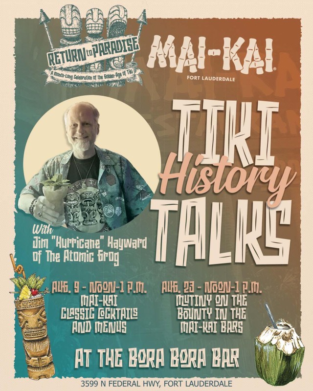 Tiki Discovery Day in the Bora Bora Bar with Hurricane Hayward