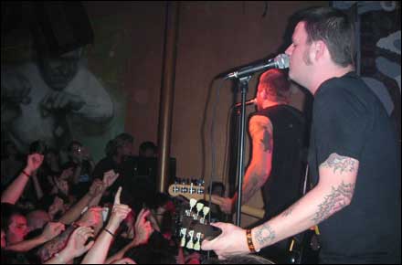Against Me at Respectable Street in West Palm Beach on Sept. 6, 2005