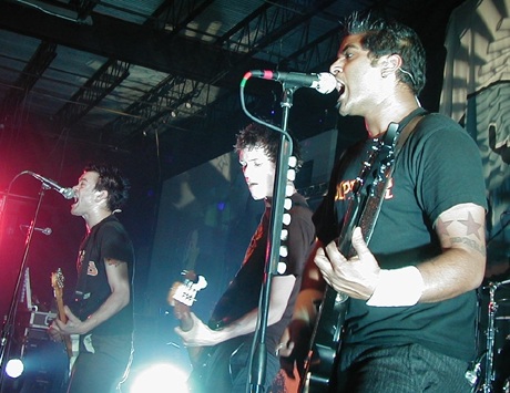 Sum 41 live at Club Ovation in Boynton Beach, Fla., on Friday, Feb. 28, 2003