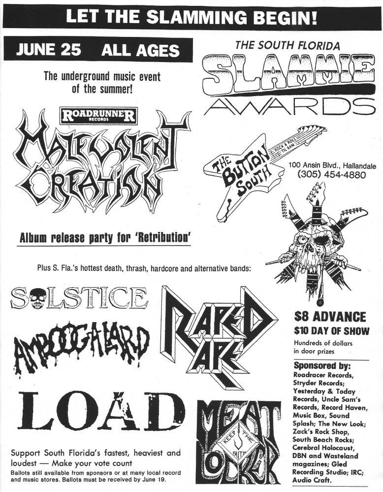 1992 South Florida Slammie Awards