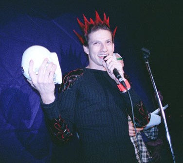 Karl Bernholtz of The Groovenics at the 1999 South Florida Slammie Awards